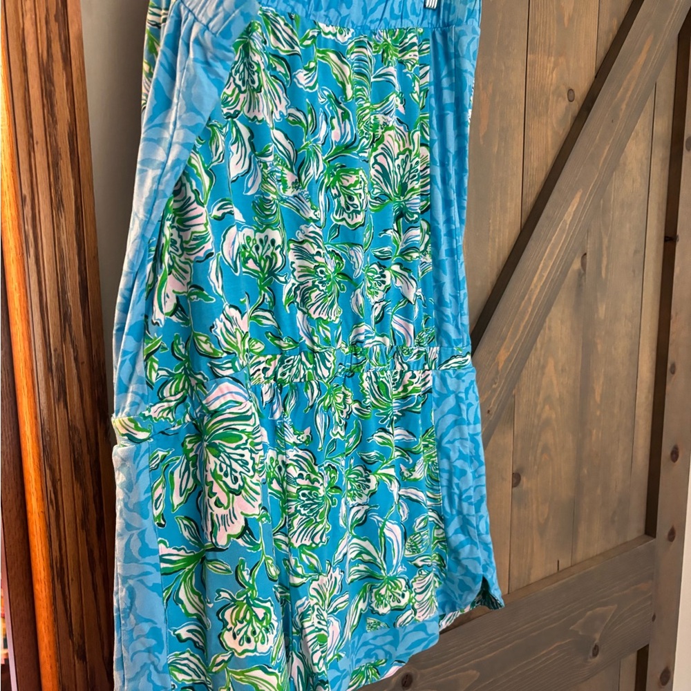 Lilly Pulitzer sleeveless romper cover up - Picture 3 of 5